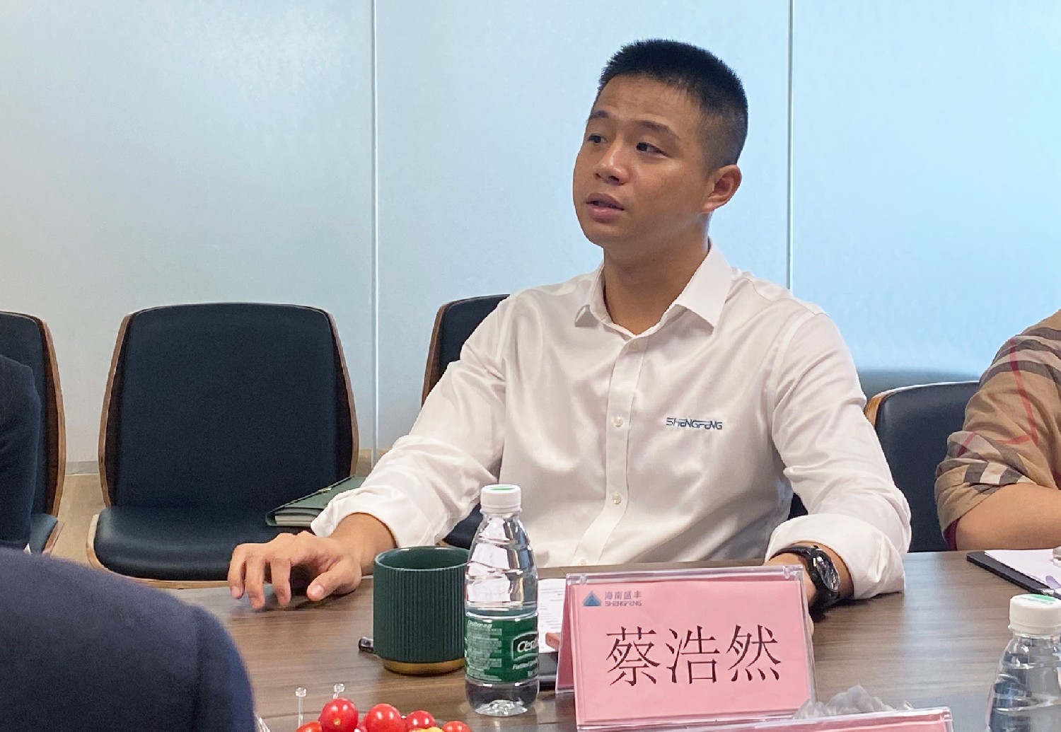Strong Alliance, Mutual Benefit, and Win Win | Leaders of Haibao Life Insurance Visited Shengfeng Group to Negotiate Cooperation and Win Win